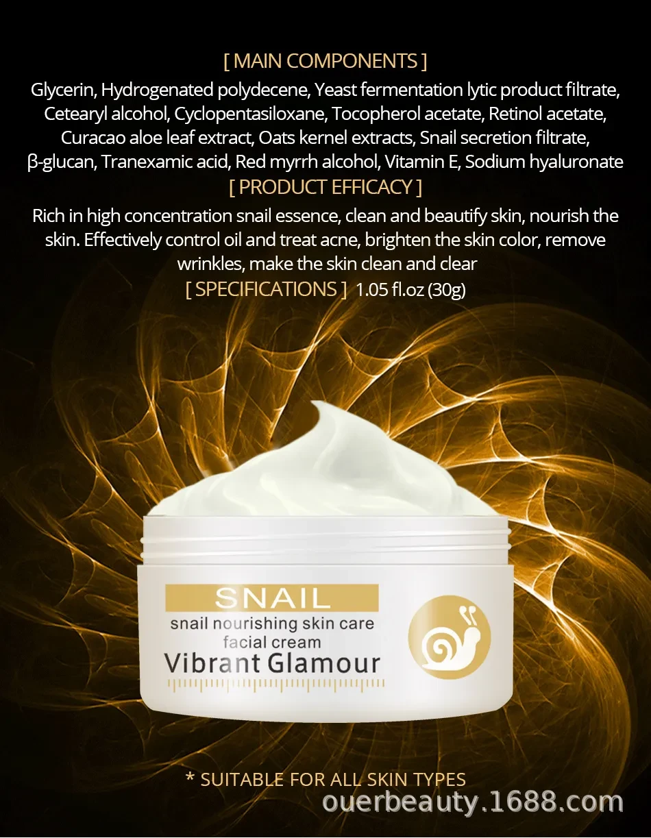 Set de cuidado reparador de caracol para el rostro