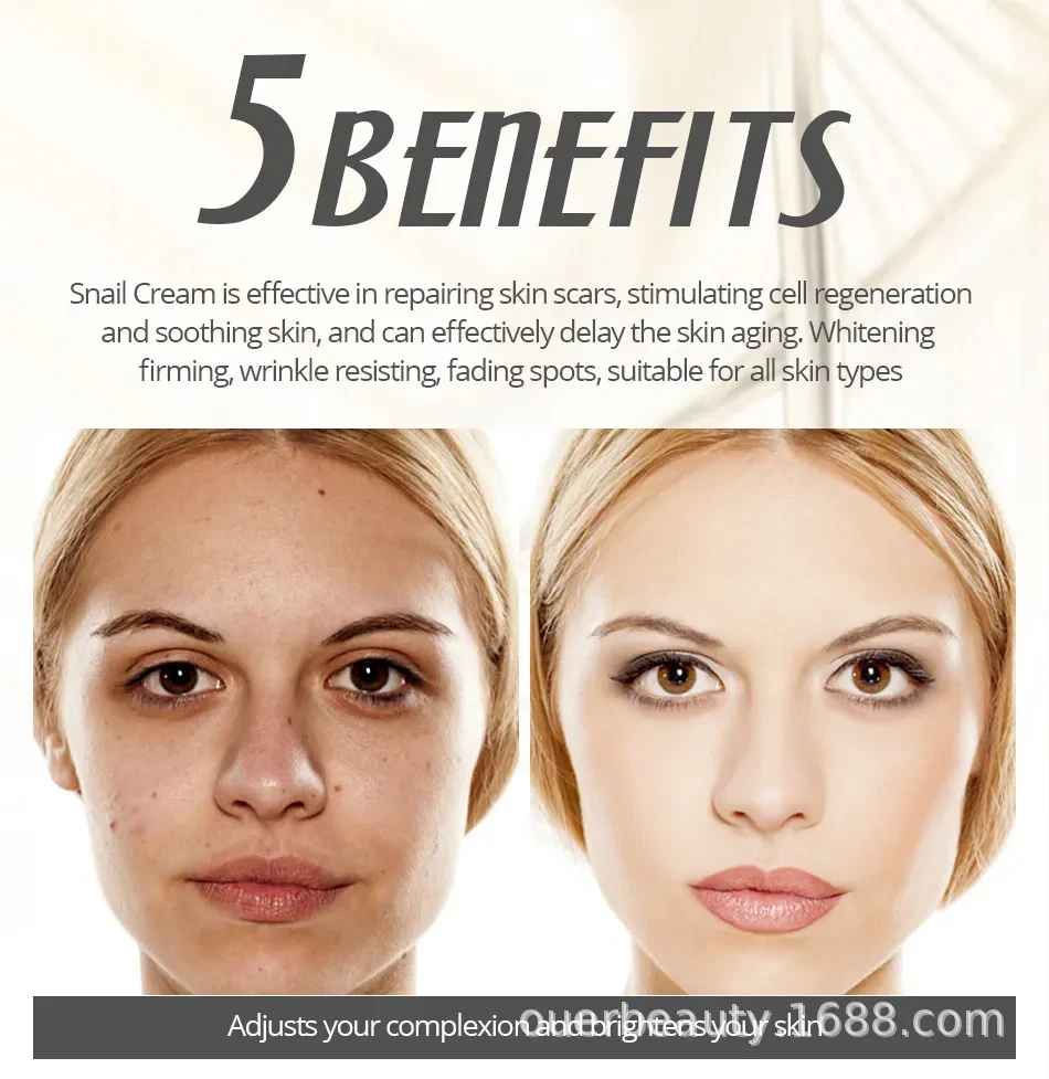 Set de cuidado reparador de caracol para el rostro