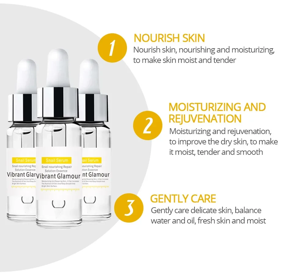 Set de cuidado reparador de caracol para el rostro