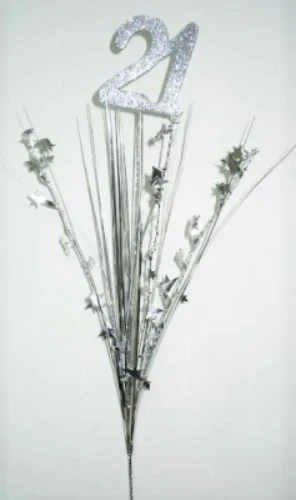Palillo de cebolla n.° 21 plateado