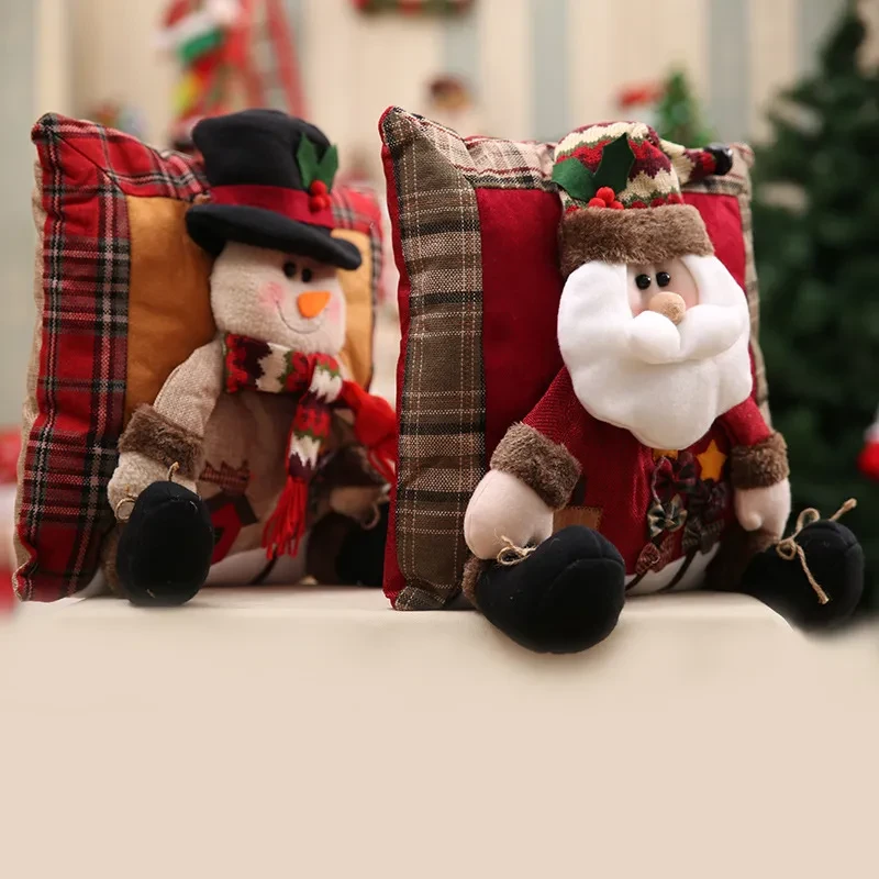 Almohada de muñeca navideña Navidad