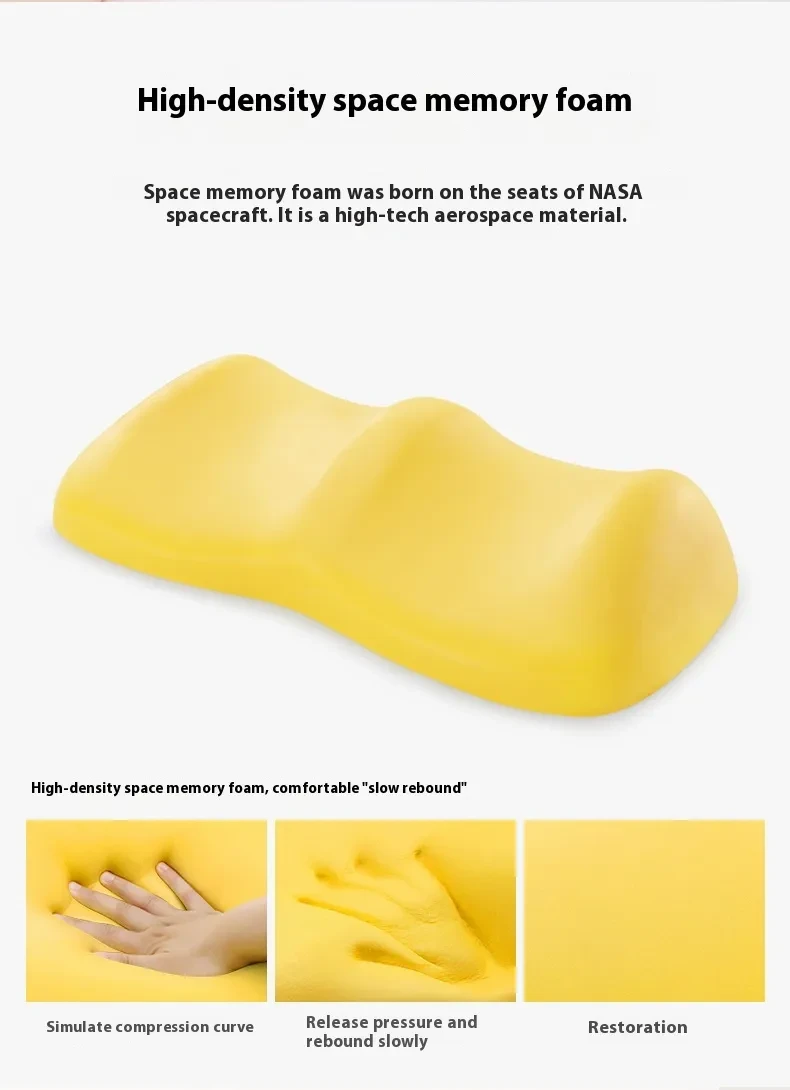 Almohadilla de descompresión para dormir con almohada para piernas