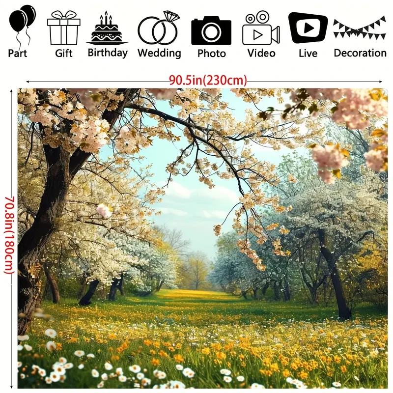 Fondo de margaritas en un jardín de primavera: valla rústica de madera, prado de verano