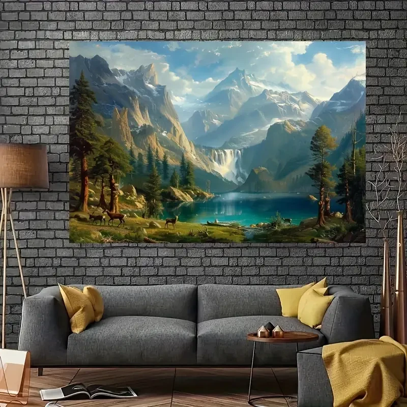 Decoración de pancartas de fondo para fotografía de Sierra Nevada en California