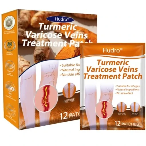 Parches de curcumina para el cuidado de las varices