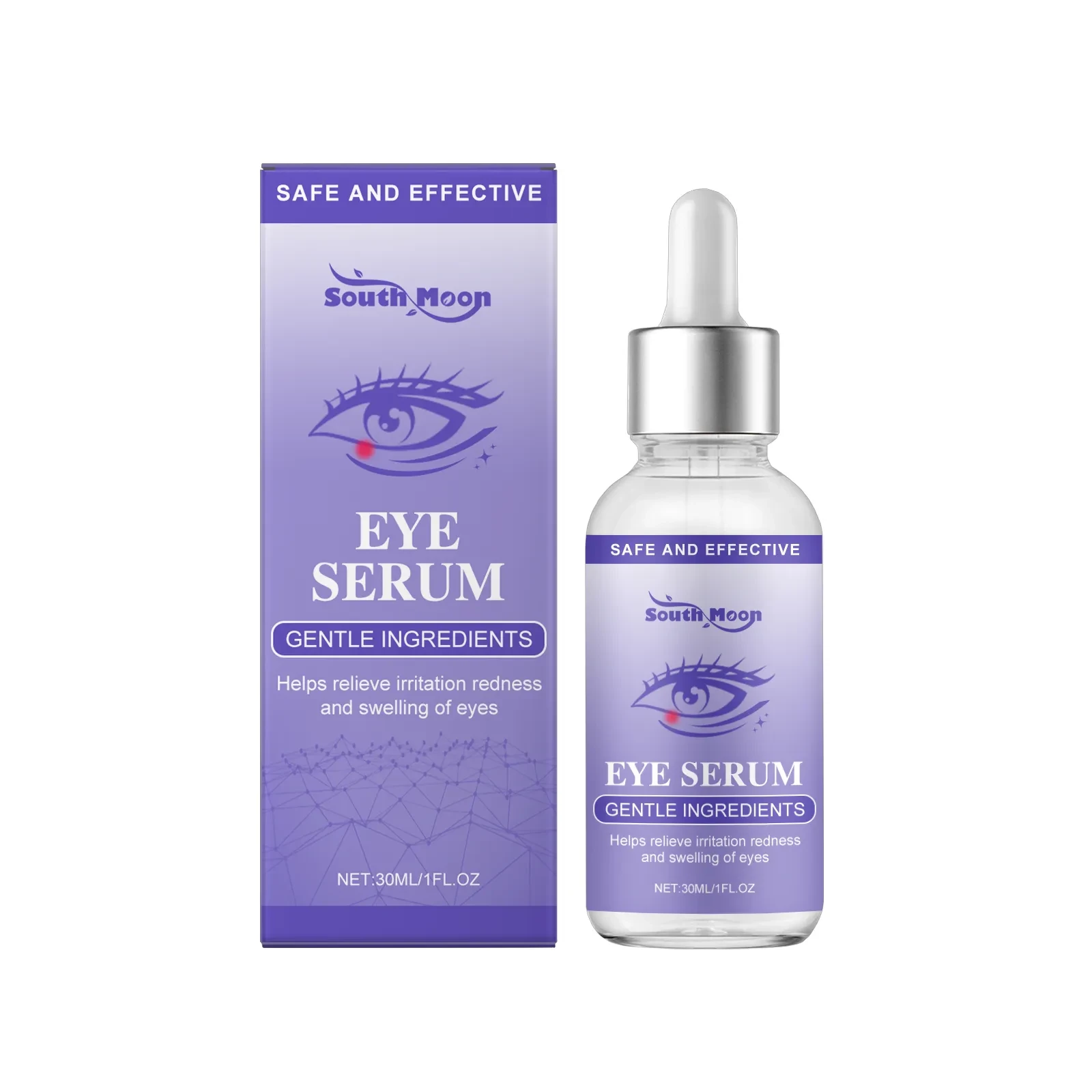 Líquido calmante para la hinchazón de los ojos