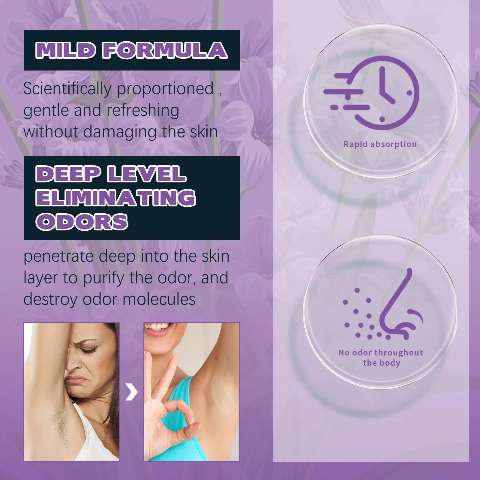 Barra de cuidado con fragancia para el olor corporal