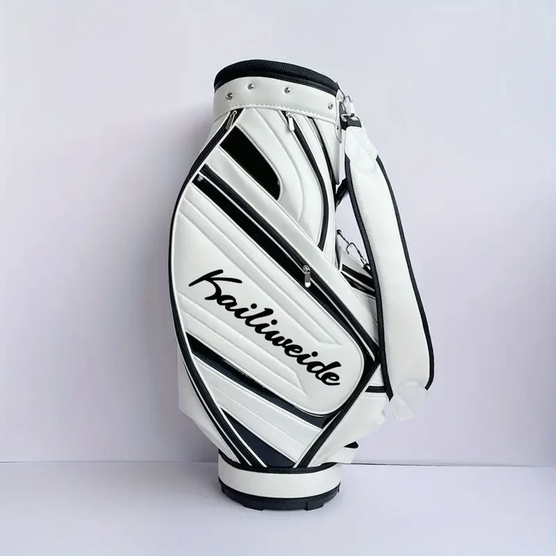 Bolsa de transporte para palos de golf ligera, resistente al agua y de primera calidad, con divisor de 5 vías y sistema de doble correa.