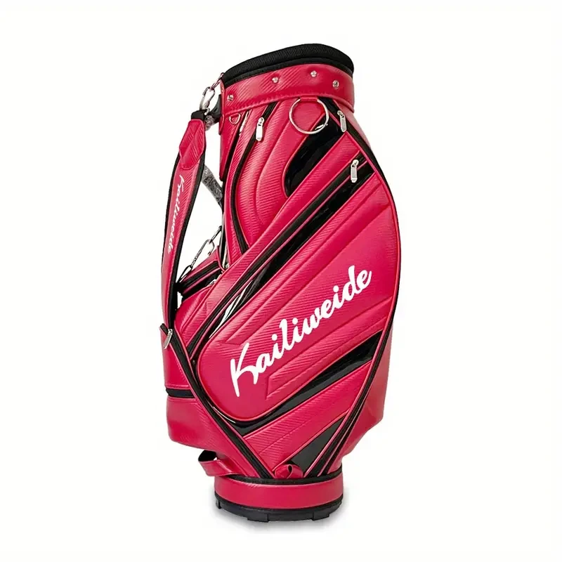 Bolsa de transporte para palos de golf ligera, resistente al agua y de primera calidad, con divisor de 5 vías y sistema de doble correa.