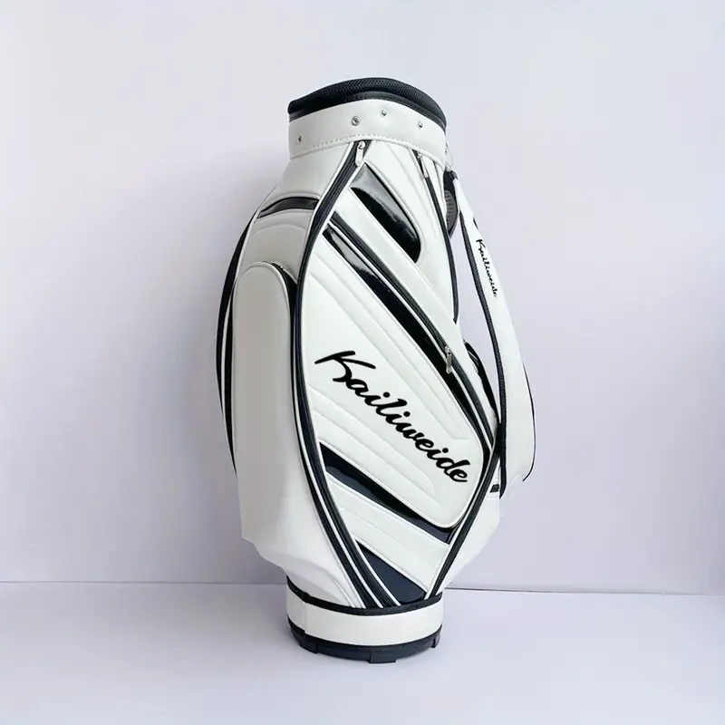 Bolsa de transporte para palos de golf ligera, resistente al agua y de primera calidad, con divisor de 5 vías y sistema de doble correa.