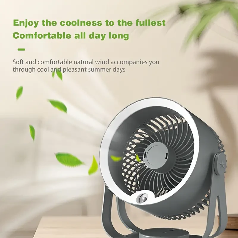 Ventilador de circulación con humidificador y luz nocturna