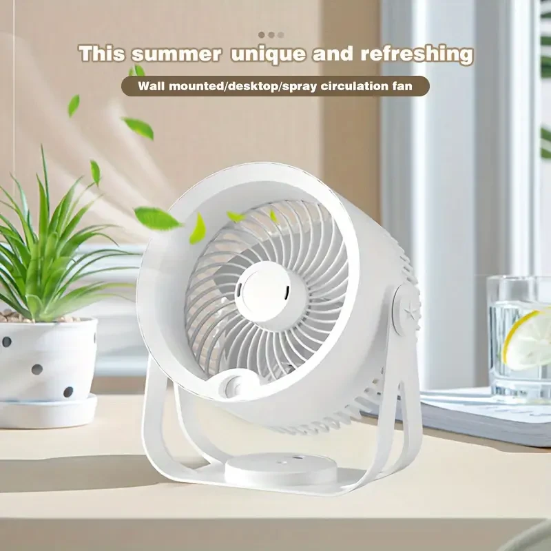 Ventilador de circulación con humidificador y luz nocturna