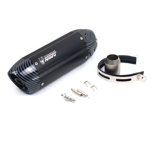 Modificación del tubo de escape de motocicleta de 51 mm