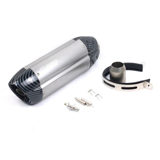 Modificación del tubo de escape de motocicleta de 51 mm