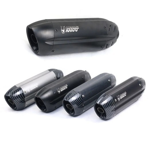 Modificación del tubo de escape de motocicleta de 51 mm