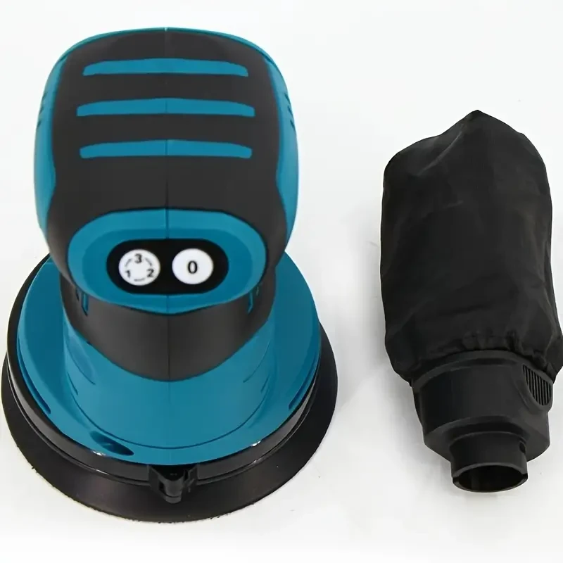 Lijadora orbital aleatoria inalámbrica de 125 mm compatible con batería Makita de 18 V (solo herramienta)