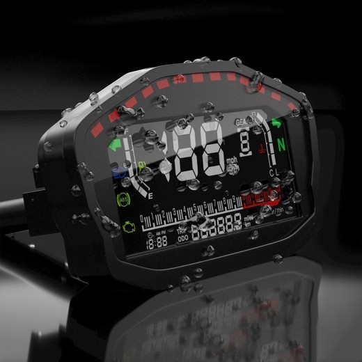 Pantalla LCD a color universal para modificación de instrumentos de motocicleta