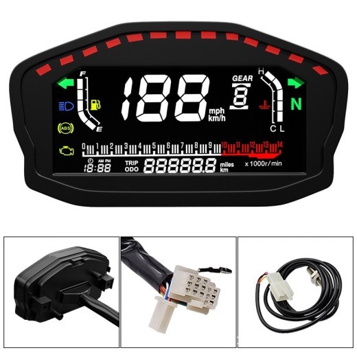 Pantalla LCD a color universal para modificación de instrumentos de motocicleta