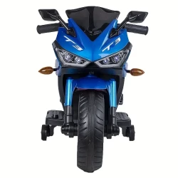 Motocicleta infantil de 12 V para niños de 3 a 8 años. Juguete para montar, 12 V, 7 Ah, con ruedas de entrenamiento, acelerador manual, conducción manual y ruedas con iluminación. Regalo de Halloween y Navidad.