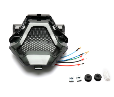 Luz trasera de motocicleta retro