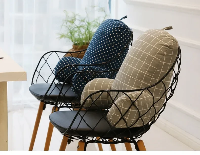 Almohada de oficina de algodón y lino