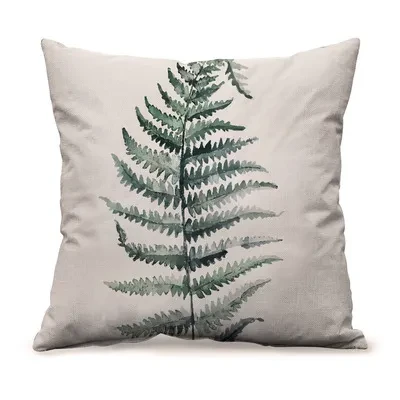 Funda de almohada de lino minimalista moderna