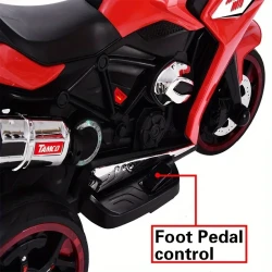 Coche eléctrico para niños de 12 V con ruedas de entrenamiento, ruedas ligeras, luces musicales autónomas eléctricas, juguetes de control remoto para bebés, regalo de Año Nuevo, Navidad, Halloween, regalo de cumpleaños