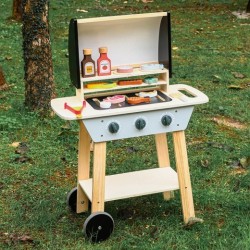Juguetes de cocina y barbacoa de simulación de estilo nórdico para bebés