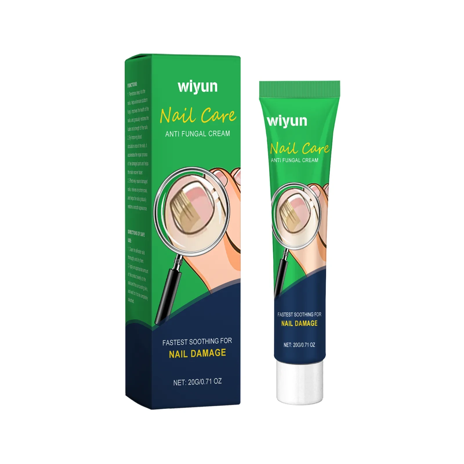 Crema para el cuidado y reparación de uñas