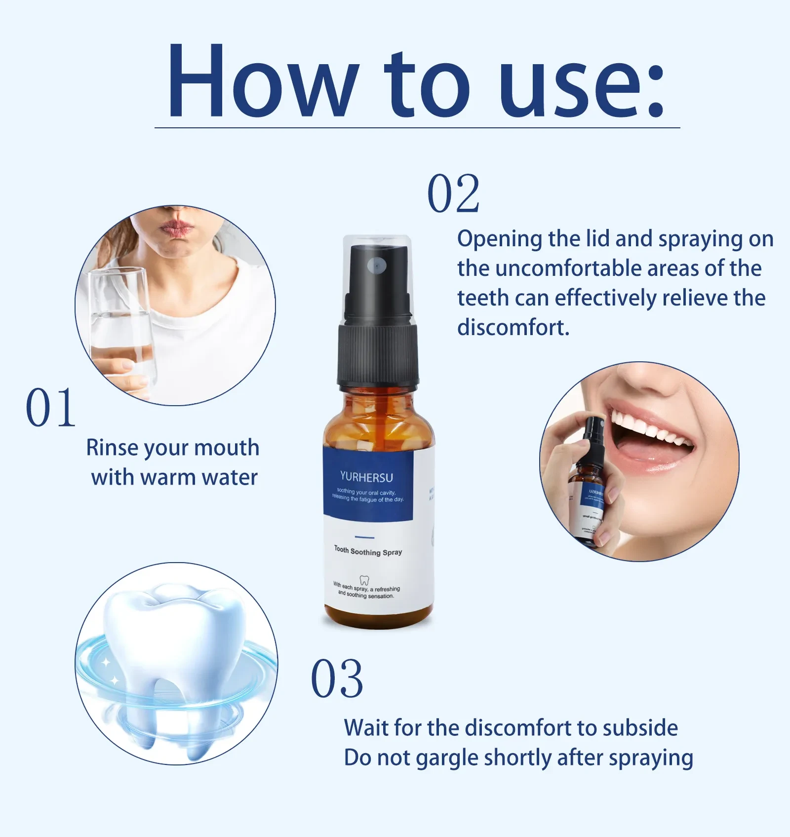 Spray calmante para el cuidado dental 20 ml