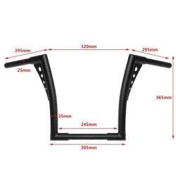 Accesorios para motocicletas: manillares altos modificados Glide