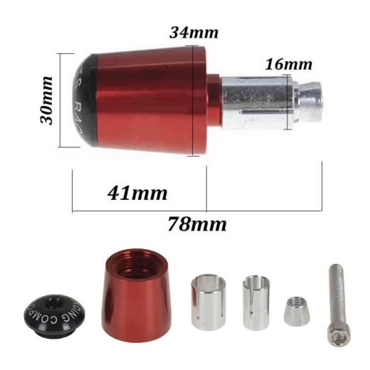 Tapón de mano anticaída para motocicleta