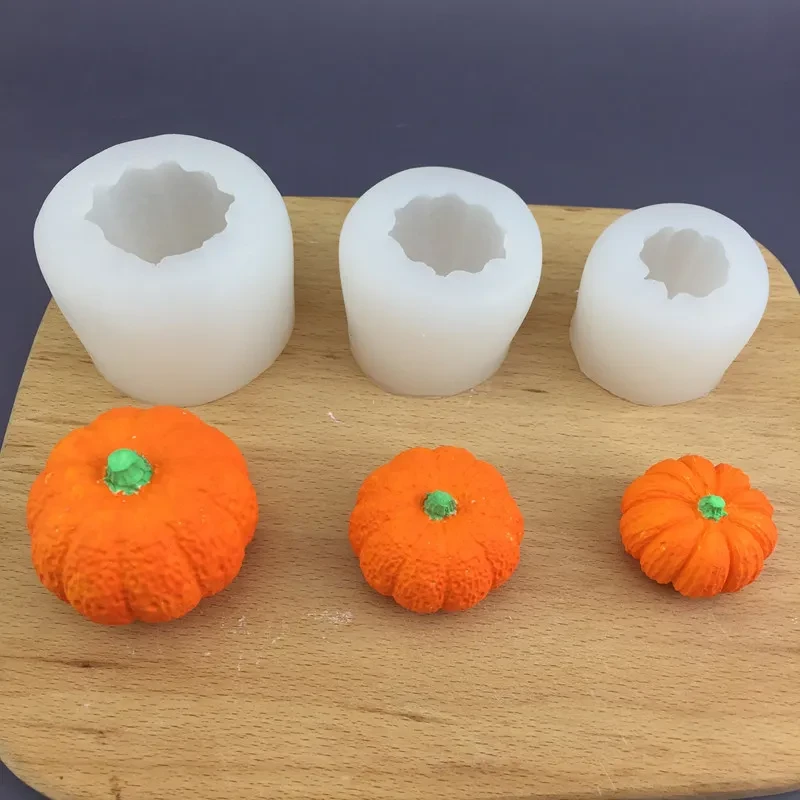 Molde de silicona con forma de calabaza de Halloween