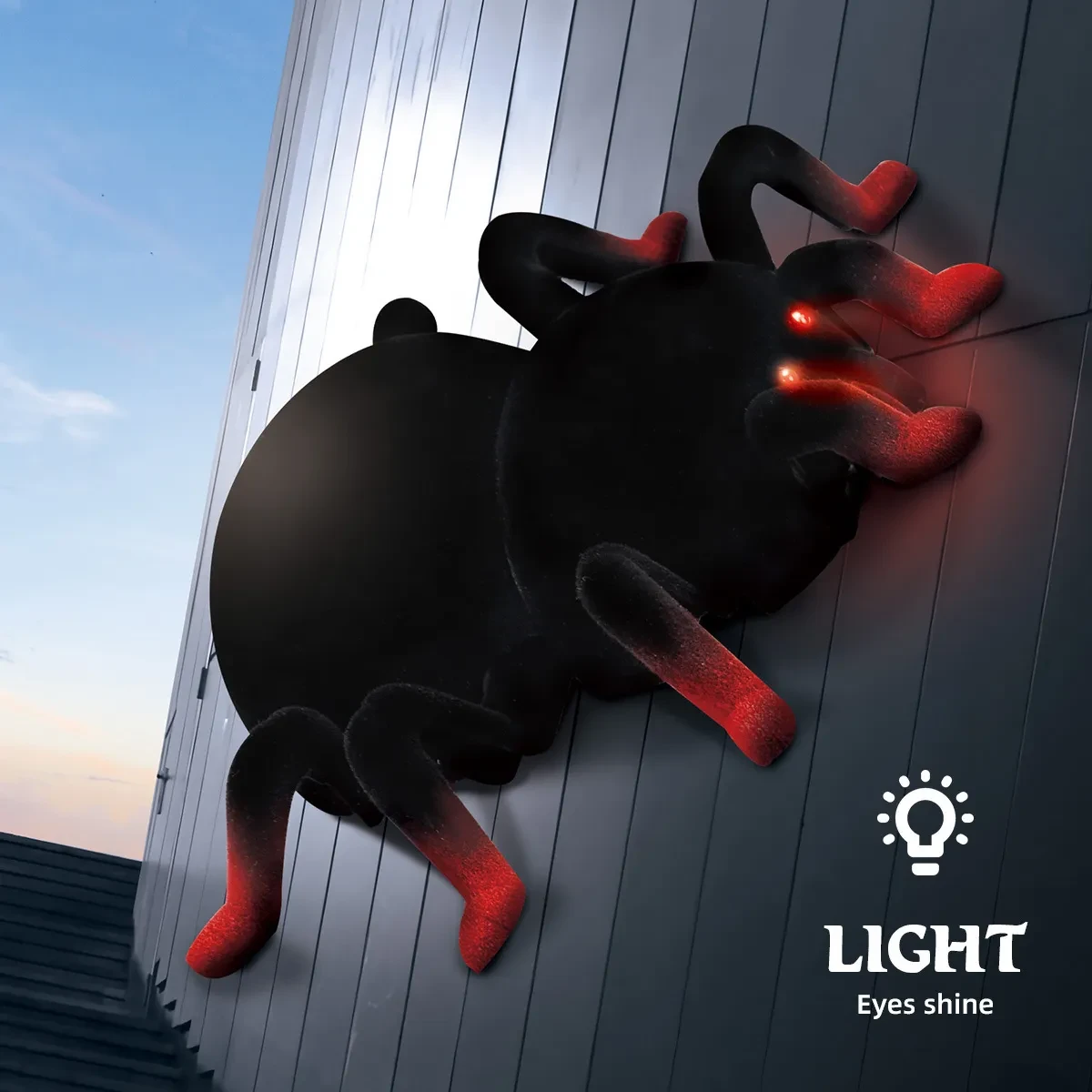 Simulación de coche trepador de paredes, juguetes de Halloween