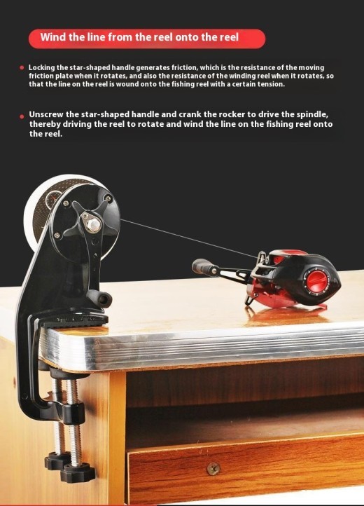 Dispositivos portátiles para enrollar hilo de pesca, suministros para pesca con caña, equipo de pesca