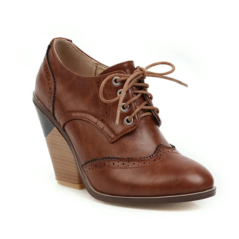 Zapatos de tacón de charol de PU para mujer, con cuña y punta puntiaguda, estilo slingback.