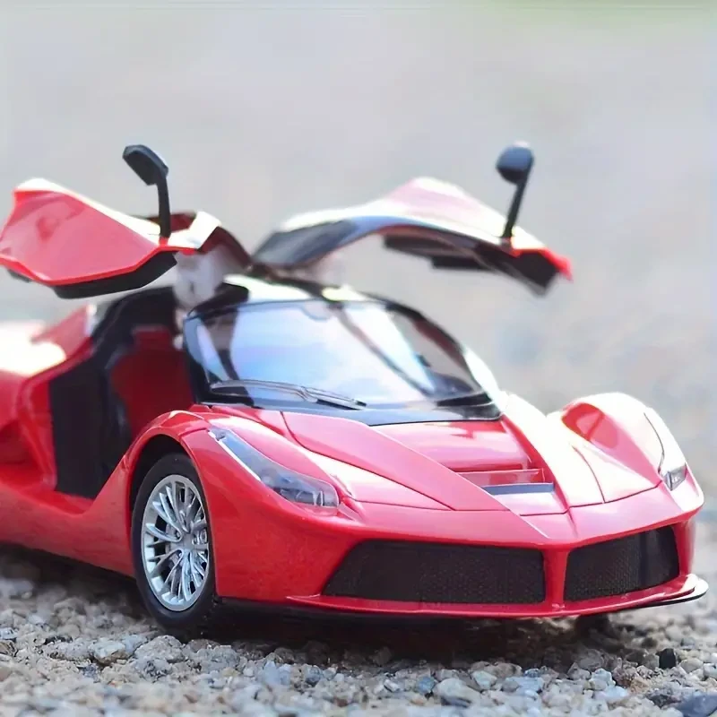 Coche RC eléctrico con puertas que se abren, vehículo de juguete de control remoto