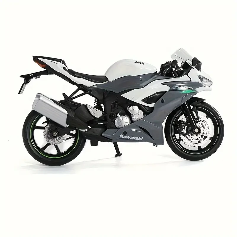 Modelo de motocicleta de aleación Kawasaki Ninja ZX-6R a escala 1:12