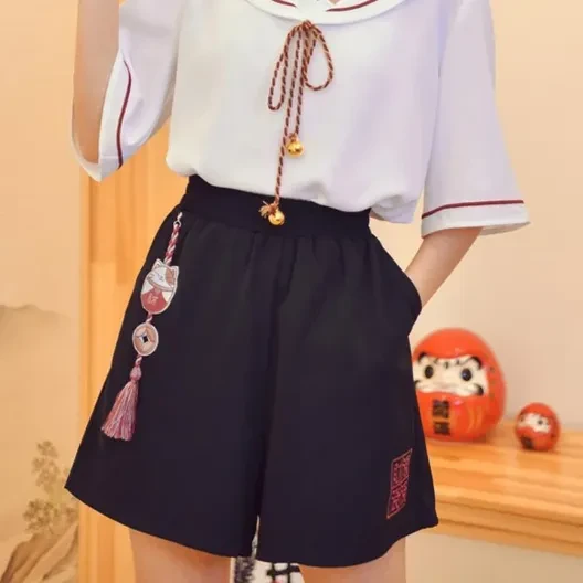 Pantalones cortos casuales rectos y sueltos de verano para todo tipo de combinaciones