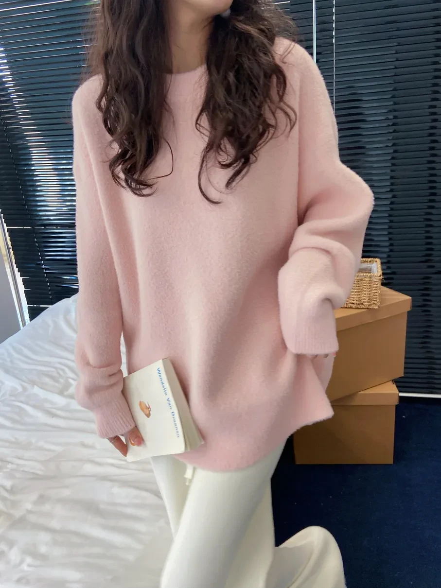 Suéter coreano suave de moda para mujer