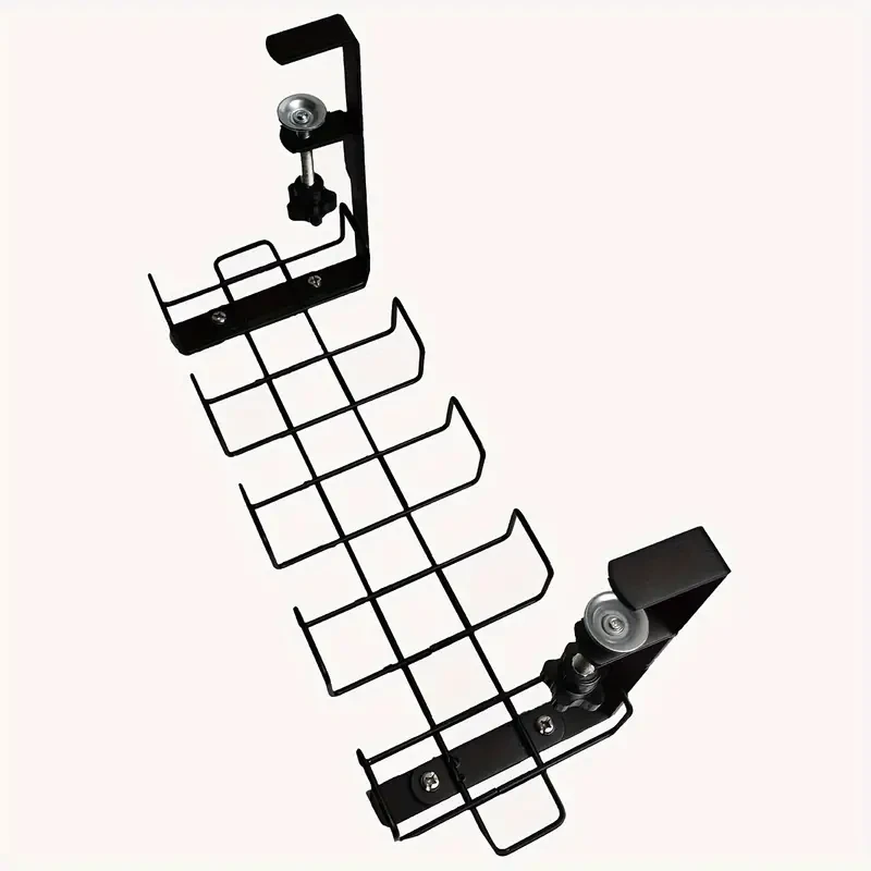 Rack de gestión de cables debajo del escritorio