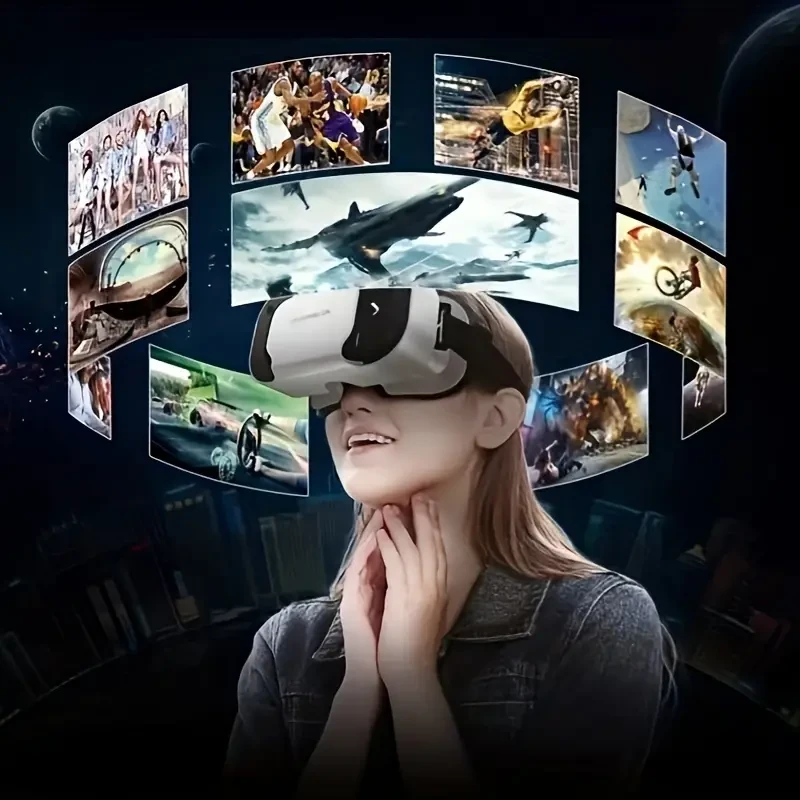 Gafas VR, Cine Estéreo 3D, Realidad Virtual, Panorama, Inmersivo, 3DVR, Smartphone BOX