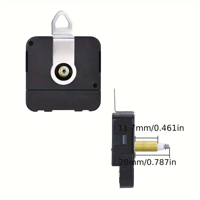 Kit de herramientas de reparación de mecanismo de movimiento de cuarzo para reloj de pared