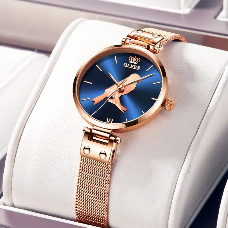 Reloj de cuarzo ultrafino para mujer