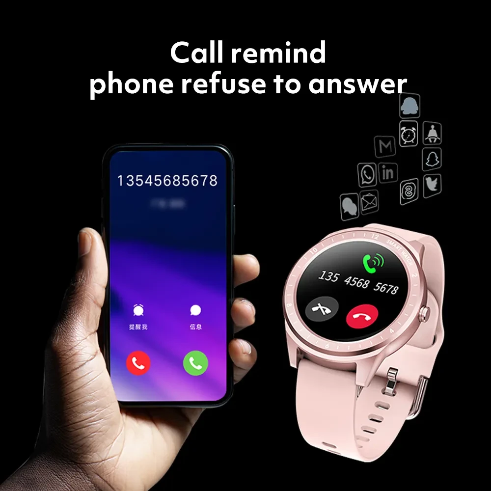 Pulsera inteligente con monitorización de la frecuencia cardíaca y la presión arterial, reloj deportivo con registro