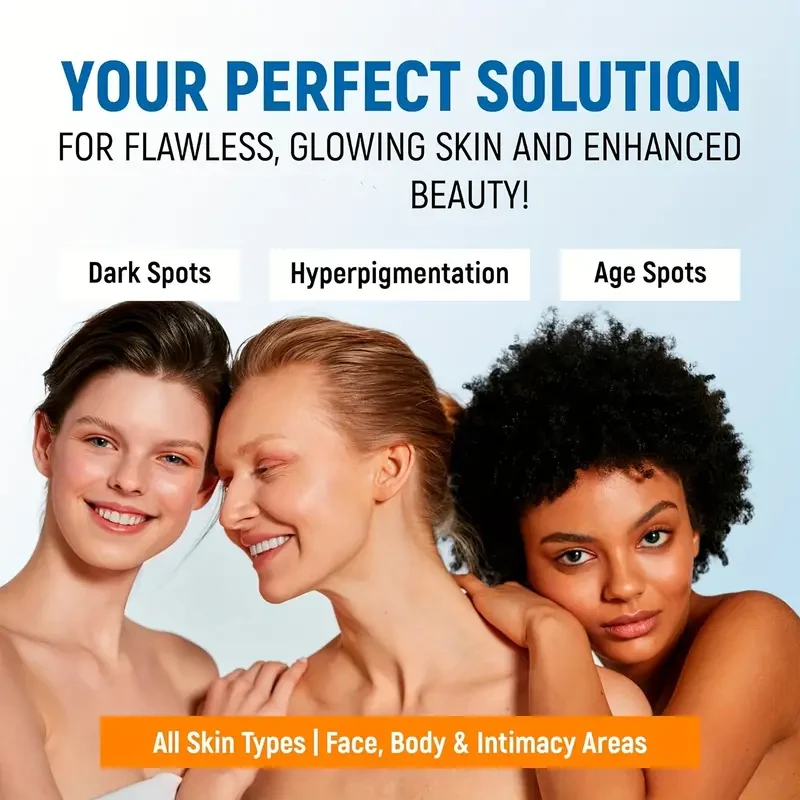 Crema eliminadora de manchas oscuras Radiant Skin de 50 g: mezcla de ingredientes activos de alta potencia con un 43 % de vitamina C, niacinamida y colágeno para aclarar, iluminar y corregir la piel. Apta para mujeres y hombres, todo tipo de piel.