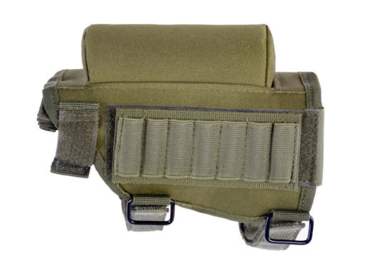 Accesorios para armas de caza, culata táctica ajustable para rifle y escopeta, almohadilla de tiro, funda para munición, soporte para cartuchos