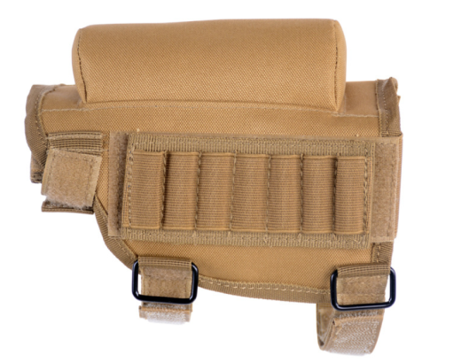 Accesorios para armas de caza, culata táctica ajustable para rifle y escopeta, almohadilla de tiro, funda para munición, soporte para cartuchos