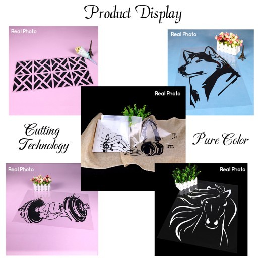 Adhesivos de pared, accesorios y decoración de barbería. Mural artístico.