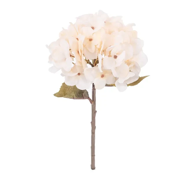 Flores artificiales Hortensia Rama Decoración para el hogar Boda Otoño